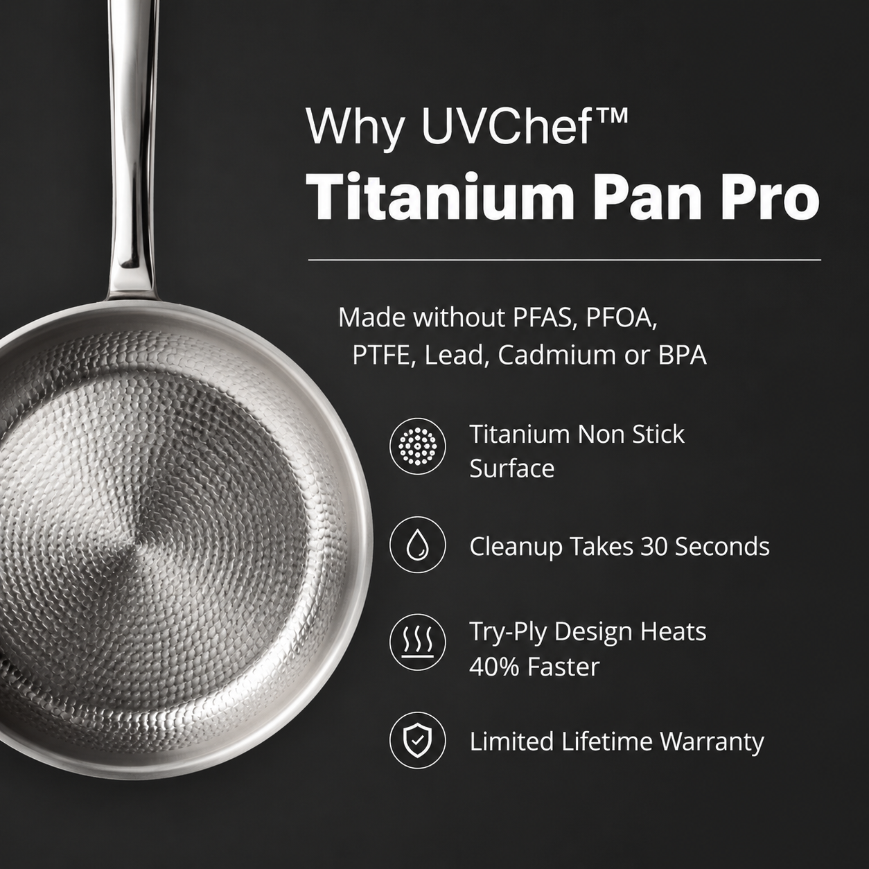 UVChef™ Titanium Pan Pro